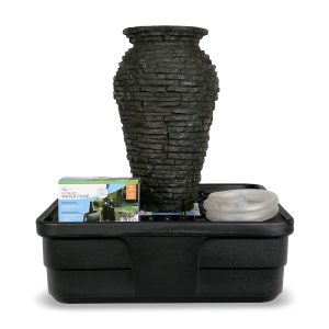 78250 Stacked Slate Urn 24″ H (61 cm) Fountain Kit